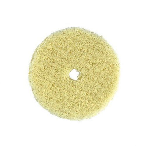 Polisher Pad, 3 in, Wool, Super-Tack Attachment