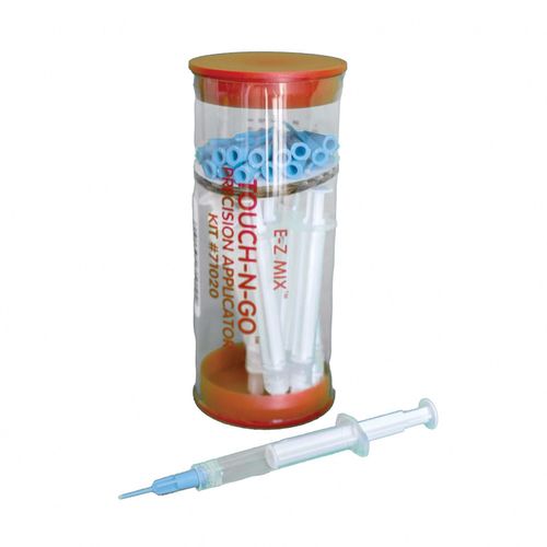 E-Z Mix 71020 Tough-N-Go Precision Applicator Consists of 10 Syringes and 20 Blue Tips