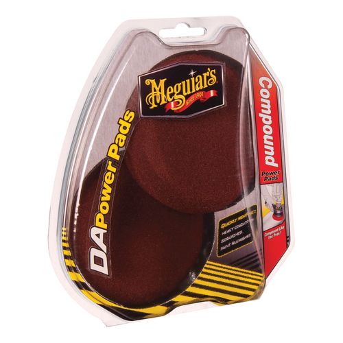 Meguiar's G3507 Dual Action Compound Power Pad, 4 in Dia, Foam Pad, Red