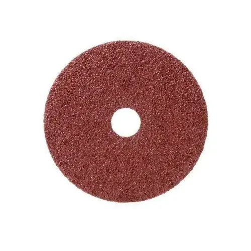 381C Series Coated Fiber Disc, 7 in Dia, 50 Grit, Coarse Grade, 8600 rpm, Brown