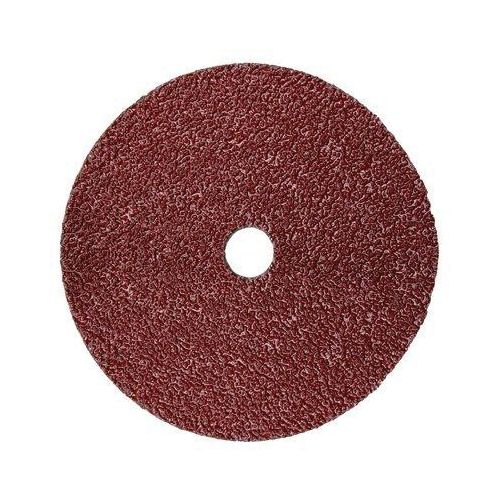 982C Series Coated Fiber Disc, 7 in Dia, 60+ Grit, Medium Grade, 8600 rpm, Maroon