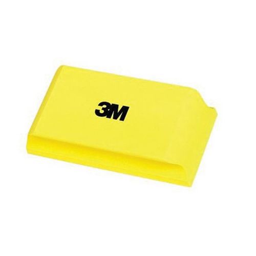 5694 Sanding Block, 5-1/4 in L x 2-5/8 in W, PSA Attachment, Foam Yellow