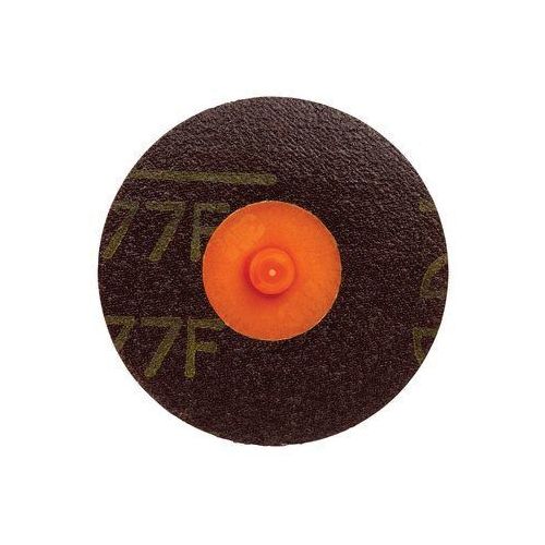 777F Series Coated Grinding Disc, 1-1/2 in Dia, 60 Grit, Medium Grade, 30000 rpm, Orange