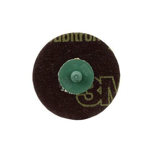 777F Series Coated Grinding Disc, 3 in Dia, 50 Grit, Coarse Grade, 20000 rpm, Green