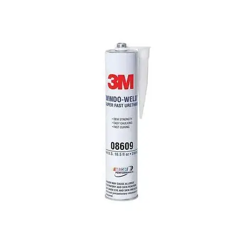 3M 08609 Adhesive, 10.5 fl-oz Cartridge, Paste, Black, 1.2, 10 to 20 min Application