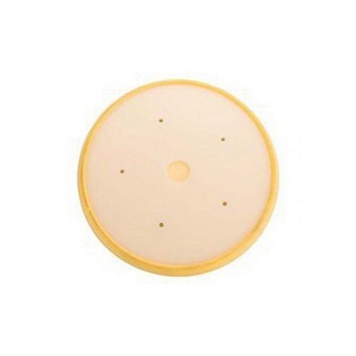 Vinyl Faced Back-Up Pad, 8 in Dia, PSA Attachment