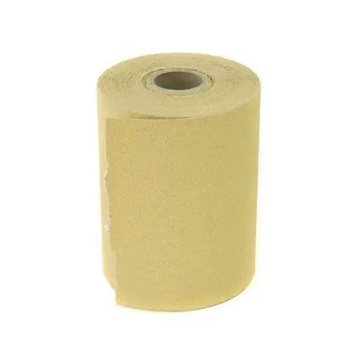 Mirka 23-573-120 23573120 23 Series Semi-Open Coated Autokut Sheet Roll, 4-1/2 in W x 30 ft L, P120 Grit Gold