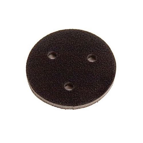 Grip Faced Interface Pad, 3 in Dia x 3/8 in THK, Hook and Loop Attachment