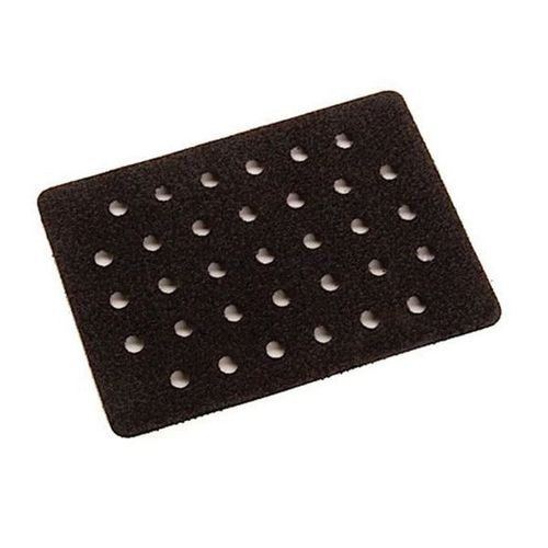 Grip Faced Interface Pad Protector, 3 in W x 4 in L x 1/8 in THK, Hook and Loop Attachment