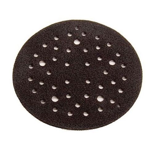 Grip Faced Interface Pad Protector, 5 in Dia x 1/8 in THK, Hook and Loop Attachment