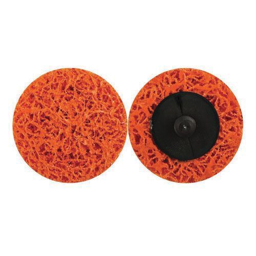 Norton 66623331051 31051 Non-Woven Quick Change Grinding Disc, 2 in Dia, Orange