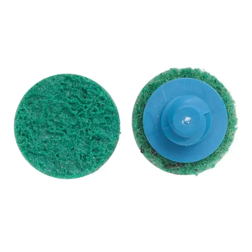 Norton 66623390502 90502 Non-Woven Quick Change Sanding Disc, 2 in Blue