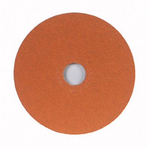 98009 F980 Series Non-Vacuum Grinding Disc, 5 in Dia, 80 Grit, Orange