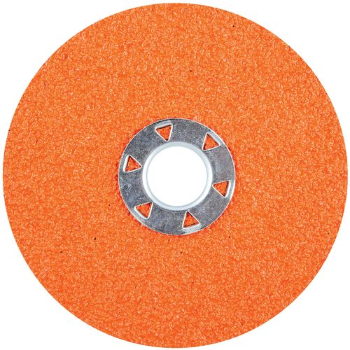 F970 Series Non-Vacuum Locking Disc, 4-1/2 in Dia, 36 Grit, Orange