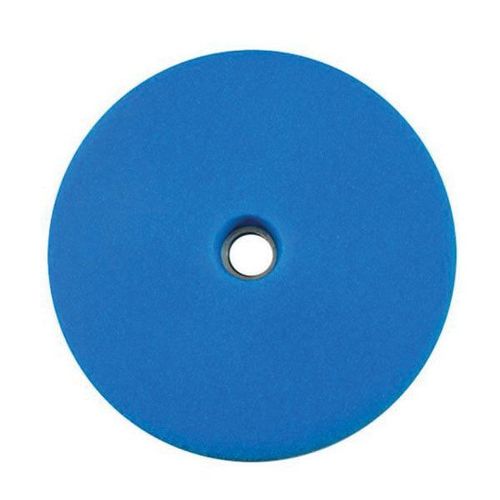 Double Sided Soft Pad, 6 in Dia, Foam Pad, Blue