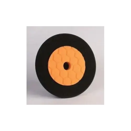 Dual Density Pad, 6 in Dia, Orange and Black