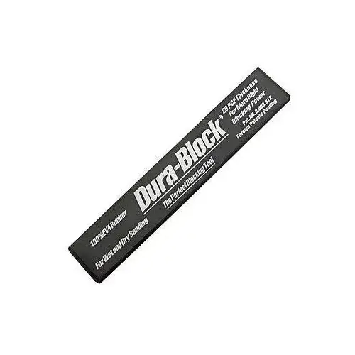 Full Size Sanding Block, 2-5/8 in W x 16 in L, PSA Attachment, EVA Rubber Black