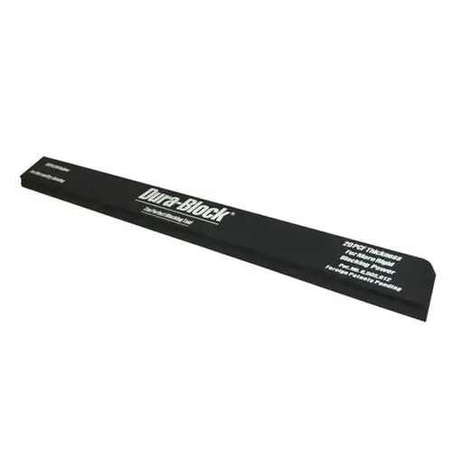 1-Piece Marine Sanding Block, 2-3/4 in W x 30 in L, 1-3/8 in THK, PSA Attachment Black