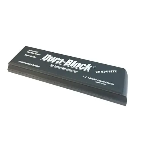 Composite Sanding Block, 2-5/8 in W x 11 in L, 1-1/2 in THK, PSA Attachment Black