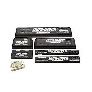 Dura-Block AF44L Sanding Block Kit, PSA Attachment, EVA Rubber Black
