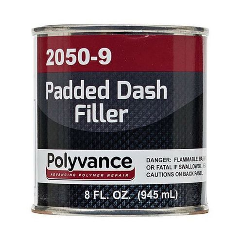 Polyvance 2050-9 Padded Dash Filler, 8 fl-oz Pint Can, Gray