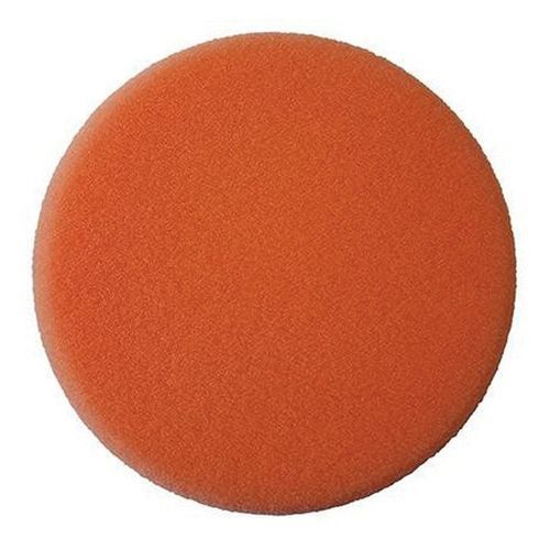 Polishing Pad, 3-1/4 in Dia, Foam Pad, Orange