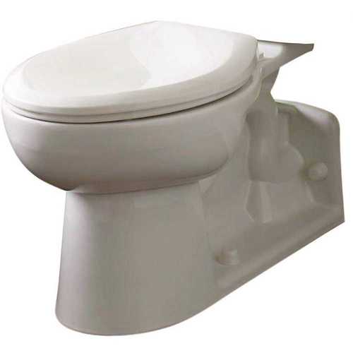 Yorkville Chair Height Elongated Pressure-Assisted Toilet Bowl Only in White