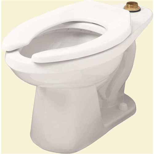 Gerber Plumbing 25-833 North Point 1.28 /.16 GPF ElongatedSpud Bowl Only with Top Spud in White