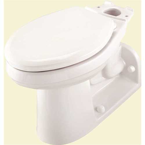 Gerber Plumbing G0021975 Maxwell 1.28 GPF Compact Elongated Back-Outlet Toilet Bowl Only in White