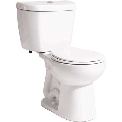 NIAGARA 77001RWHAI1 0.8 GPF Single Flush Round Bowl Toilet in White