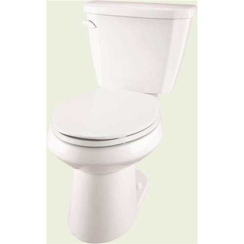 Gerber Plumbing GTB20562 Viper 1.28 GPF Single Flush Elongated Toilet in White (Slow-Close Seat Included)