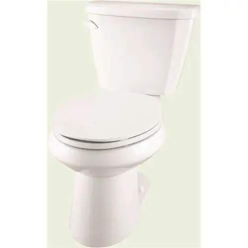 Gerber Plumbing GTB20562 Viper 1.28 GPF Single Flush Elongated Toilet in White (Slow-Close Seat Included)