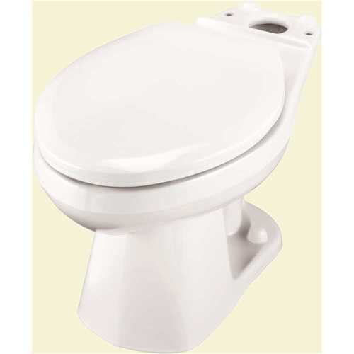 Gerber 0021372 Ultra Flush Pressure Assisted Elongated Toilet Bowl Only in White