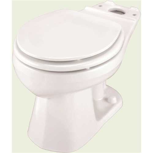 Gerber 0021342 Ultra Flush Round Front Pressure Assisted Toilet Bowl Only in White