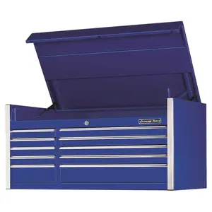 EX Professional Series 55 in. 10-Drawer Top Chest in Blue EX Professional Series 55 in. 10-Drawer Top Chest in Blue