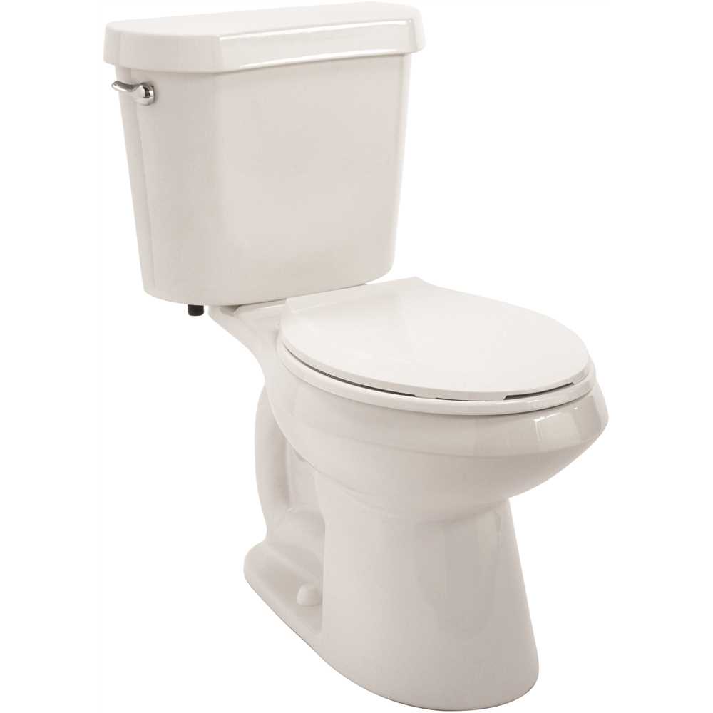 Premier 1034392 Select 1.28 GPF High Efficiency Single Flush Elongated Toilet in White, Seat Included