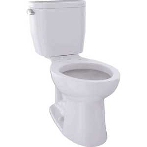 TOTO c244ef#01 Entrada Elongated Toilet Bowl Only in Cotton White