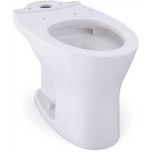 TOTO c243ef#01 Entrada Round Toilet Bowl Only in Cotton White