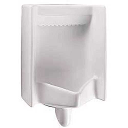 Commercial ADA Compliant Rectangle 0.5 GPF Washout Urinal with Top Spud in Cotton White