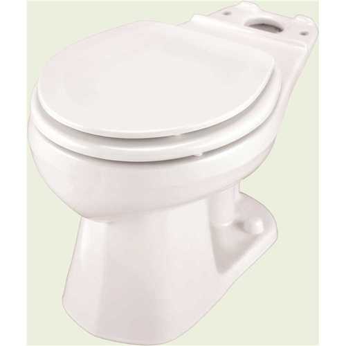 Gerber Plumbing GUF21342 Ultra Flush Pressure Assisted 1.0/1.28/1.6 GPF Round Front Toilet Bowl Only in White