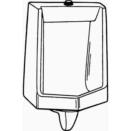 American Standard 6601.012.020 Lynbrook 1 GPF Top Spud Urinal with