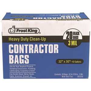 32-Count 42-Gallon Contractor Bags