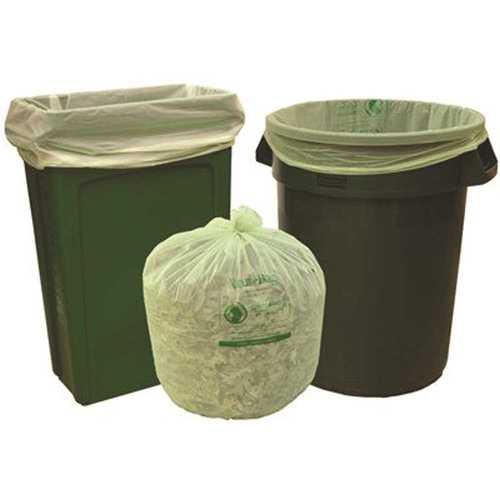 Natur-Bag NT1025-X-00011 45 gal. Compostable Trash Bags, 38 in. x 48 in., 1.0 MIL, Green - pack of 100