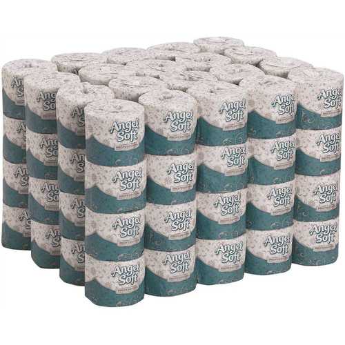 Angel Soft Professional Series 16880 2-Ply White Standard Roll Bath Toilet Paper (450-Sheets per Roll, ) - pack of 80