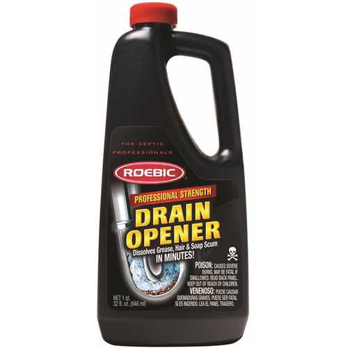 Pro Drain Opener Liquid, Quart - pack of 12