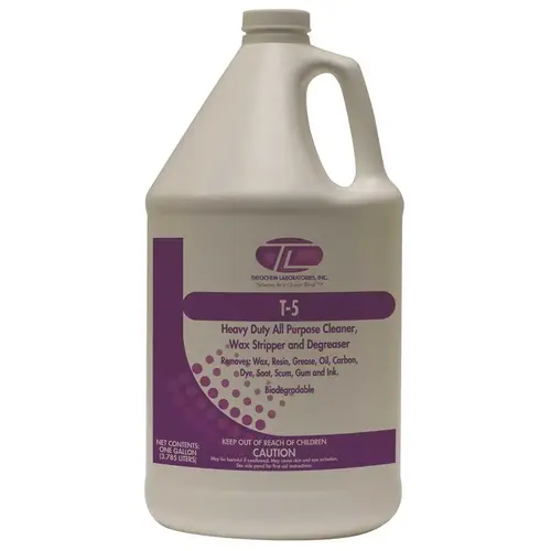 Theochem Laboratories, Inc. 100486-99990-7G T-5 1 Gal. Purple Heavy-Duty Degreaser Violet - pack of 4