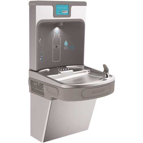 Filtered 8 GPH EZH2O ADA Stainless Steel Drinking Fountain with Bottle Filling Station