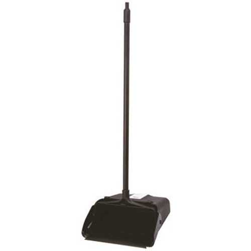 Appeal APP18109 13 in. Black Upright Lobby Dust Pan without Lid