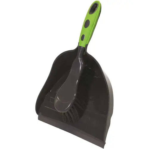 O-Cedar 96423 DUSTPAN AND BRUSH Black