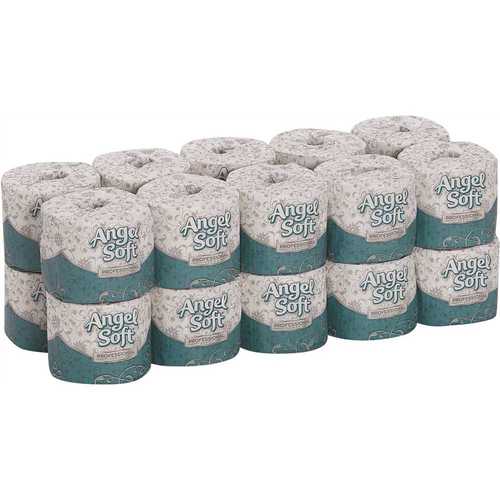 Angel Soft Professional Series 16620 2-Ply Bathroom Tissue, Toilet Paper, White - pack of 20